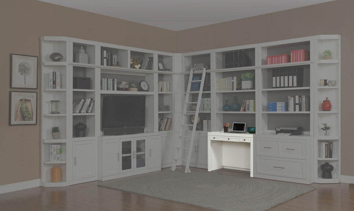 Parker House Catalina 40" Library Desk in Cottage White - Visions in Furniture (La Mirada, CA)
