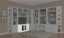 Parker House Catalina 56" TV Console in Cottage White - Visions in Furniture (La Mirada, CA)