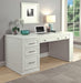 Parker House Catalina 60" Writing Desk w/PWR CTR & USB in Cottage White - Visions in Furniture (La Mirada, CA)