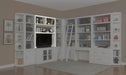 Parker House Catalina 56" Bookcase TV Hutch in Cottage White - Visions in Furniture (La Mirada, CA)