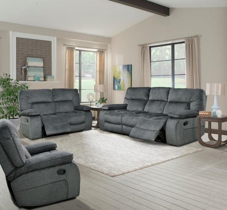 Parker House Chapman Sofa Triple Recliner Manual in Polo - Visions in Furniture (La Mirada, CA)