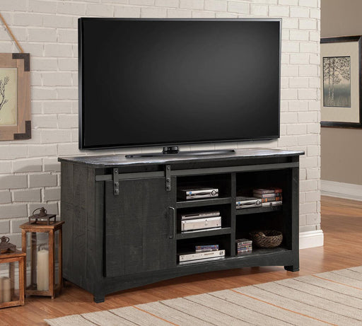 Parker House Durango 63 in. Console with Sliding Door in Rustic Dark Pine - Visions in Furniture (La Mirada, CA)