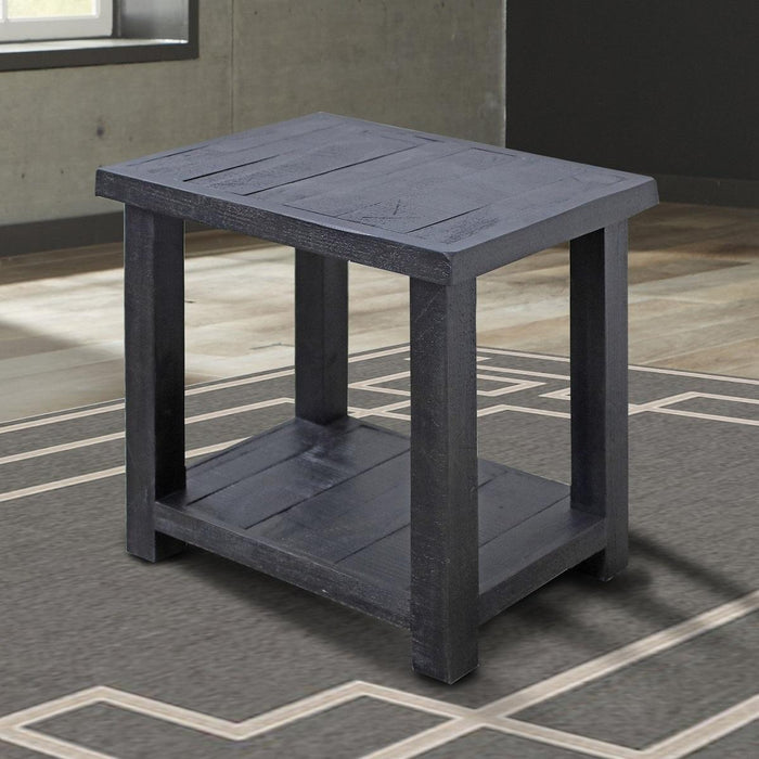 Parker House Durango Chairside Table in Rustic Dark Pine - Visions in Furniture (La Mirada, CA)