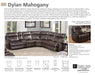 Parker House Dylan Armless Chair in Mahogany - Visions in Furniture (La Mirada, CA)