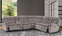 Parker House Furniture Cuddler Power Right Arm Facing Recliner in Laurel Dove - Visions in Furniture (La Mirada, CA)