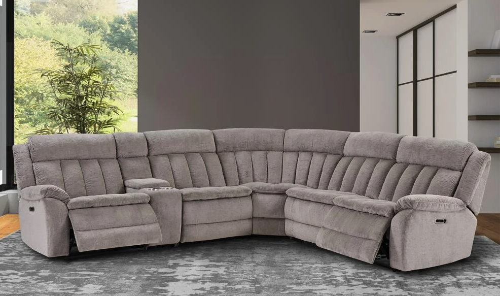 Parker House Furniture Cuddler Entertainment Console in Laurel Dove - Visions in Furniture (La Mirada, CA)