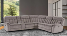 Parker House Furniture Cuddler Power Left Arm Facing Recliner in Laurel Dove - Visions in Furniture (La Mirada, CA)