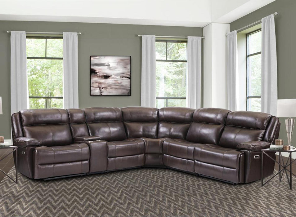 Parker House Furniture Eclipse Corner Wedge in Florence Brown - Visions in Furniture (La Mirada, CA)