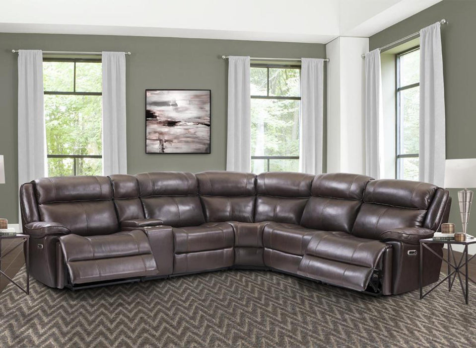 Parker House Furniture Eclipse Corner Wedge in Florence Brown - Visions in Furniture (La Mirada, CA)