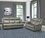 Parker House Furniture Eclipse Power Sofa in Florence Heron
