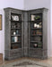 Parker House Gramercy Park 2pc Museum Bookcase in Vintage Burnished Smoke-2 - Visions in Furniture (La Mirada, CA)