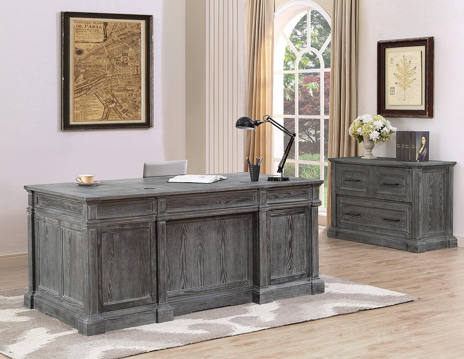 Parker House Gramercy Park Lateral File in Vintage Burnished Smoke - Visions in Furniture (La Mirada, CA)