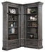 Parker House Gramercy Park Museum Bookcase in Vintage Burnished Smoke - Visions in Furniture (La Mirada, CA)