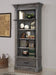 Parker House Gramercy Park Museum Bookcase in Vintage Burnished Smoke