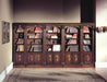Parker House Huntington 3 Piece Inset Bookcase Wall in Vintage Pecan - Visions in Furniture (La Mirada, CA)