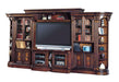 Parker House Huntington Expandable Grand Entertainment Wall in Vintage Pecan - Visions in Furniture (La Mirada, CA)