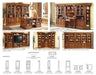 Parker House Huntington 32" Open Top Bookcase - Visions in Furniture (La Mirada, CA)