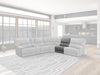 Parker House Marathon Manual Armless Recliner in Titanium