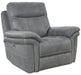 Parker House Mason Recliner Power with USB Charging Port and Power Hradrest in Carbon
