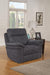 Parker House Mason Recliner Power with USB Charging Port and Power Hradrest in Charcoal - Visions in Furniture (La Mirada, CA)
