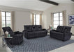 Parker House Optimus Power Loveseat in Midnight - Visions in Furniture (La Mirada, CA)
