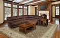 Parker House Pegasus 4pc Power Recliner Sectional in Dark Kahlua - Visions in Furniture (La Mirada, CA)