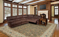 Parker House Pegasus 4pc Power Recliner Sectional in Dark Kahlua - Visions in Furniture (La Mirada, CA)