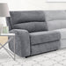 Parker House Polaris Power Left Arm Facing Recliner in Bizmark Grey - Visions in Furniture (La Mirada, CA)