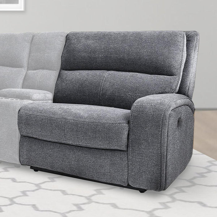 Parker House Polaris Power Right Arm Facing Recliner in Bizmark Grey - Visions in Furniture (La Mirada, CA)