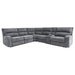 Parker House Polaris Armless Chair in Bizmark Grey - Visions in Furniture (La Mirada, CA)