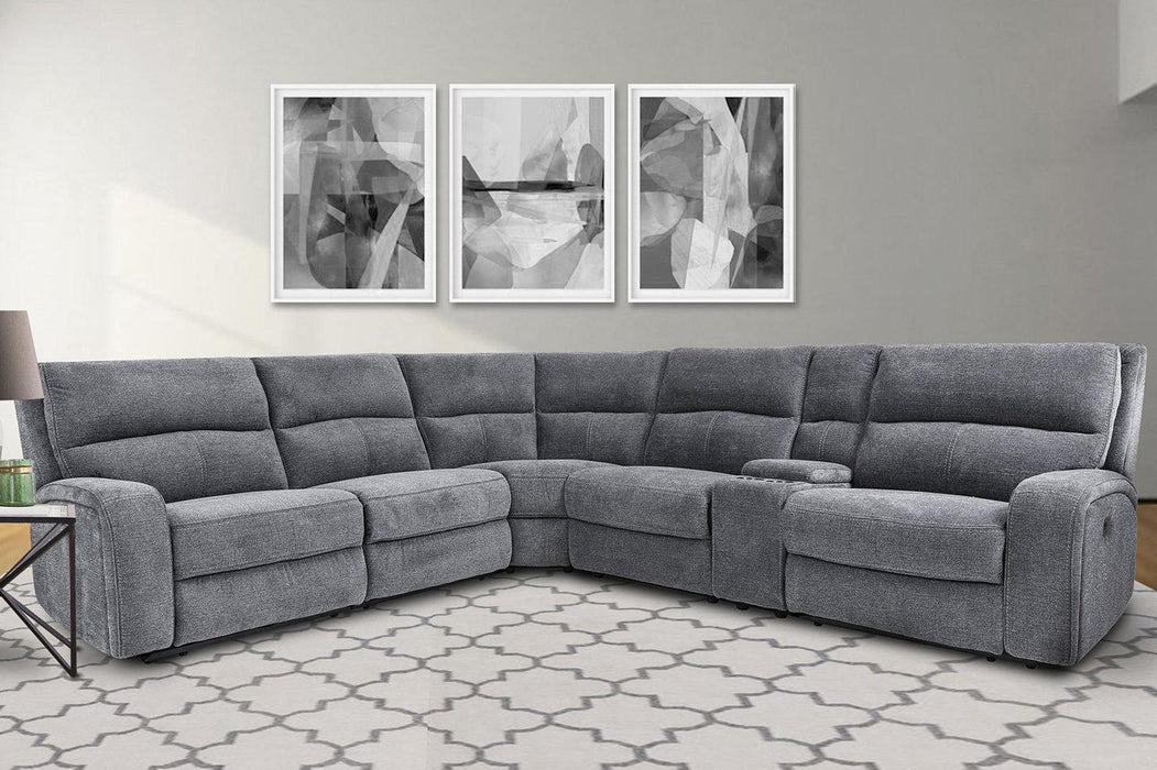 Parker House Polaris Manual Armless Recliner in Bizmark Grey - Visions in Furniture (La Mirada, CA)