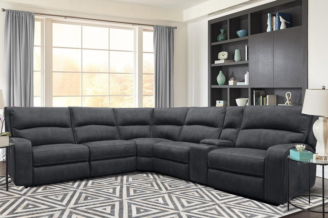Parker House Polaris Armless Chair in Slate - Visions in Furniture (La Mirada, CA)