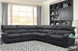 Parker House Polaris Power Right Arm Facing Recliner in Slate - Visions in Furniture (La Mirada, CA)
