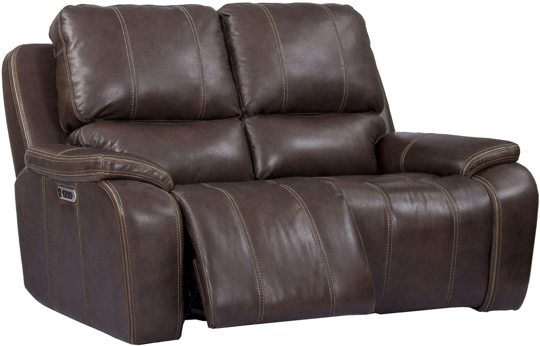 Parker House Potter Loveseat Dual PWR Recliner w/ USB & PWR Headrest in Walnut - Visions in Furniture (La Mirada, CA)