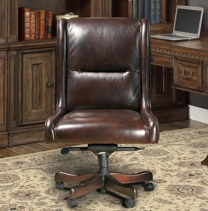 Parker House Prestige Leather Desk Chair in Cigar - Visions in Furniture (La Mirada, CA)