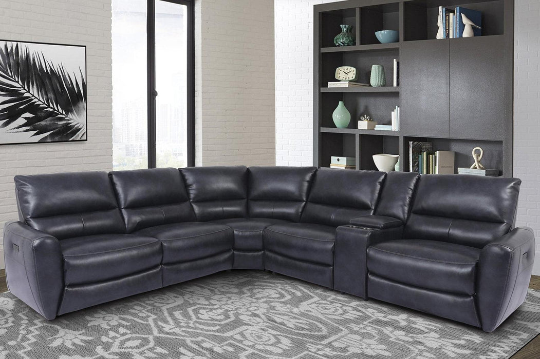 Parker House Samson Power Left Arm Facing Recliner in Banner Navy - Visions in Furniture (La Mirada, CA)
