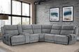 Parker House Spencer Power Right Arm Facing Recliner in Tide Graphite - Visions in Furniture (La Mirada, CA)