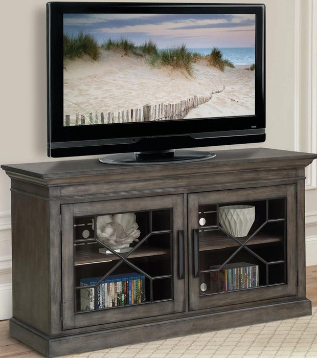 Parker House Sundance 63 in.TV Console in Smokey Grey - Visions in Furniture (La Mirada, CA)
