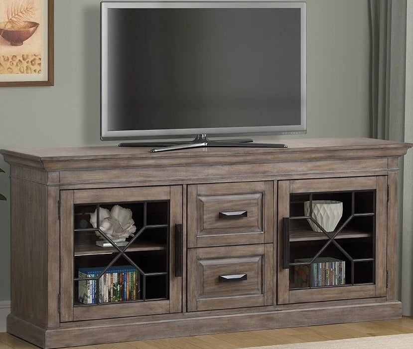 Parker House Sundance 76 in.TV Console in Sandstone - Visions in Furniture (La Mirada, CA)