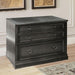 Parker House Washington Heights Lateral File in Washed Charcoal - Visions in Furniture (La Mirada, CA)