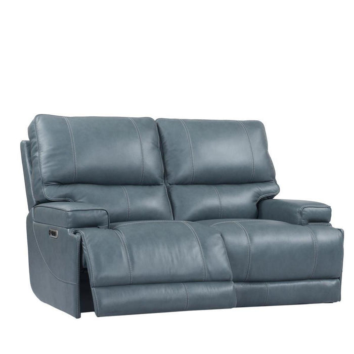 Parker House Whitman Power Cordless Loveseat in Verona Azure - Visions in Furniture (La Mirada, CA)