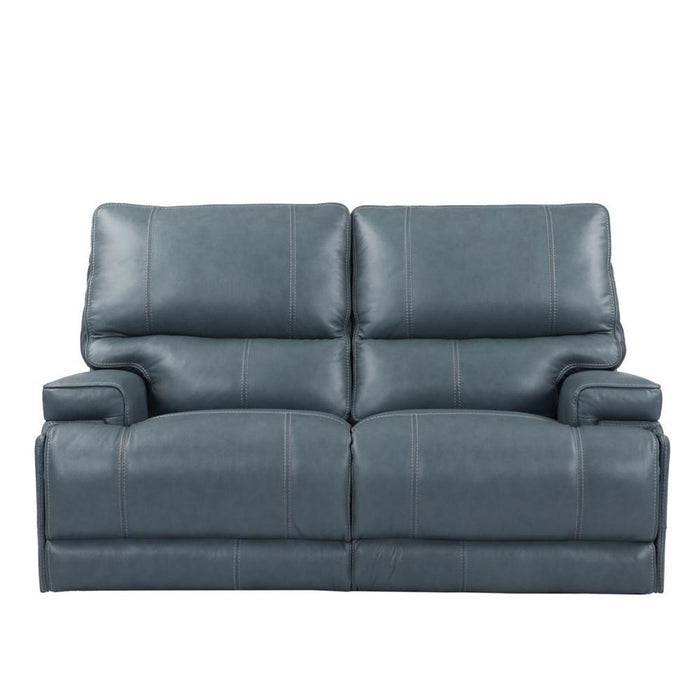 Parker House Whitman Power Cordless Loveseat in Verona Azure - Visions in Furniture (La Mirada, CA)