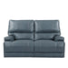 Parker House Whitman Power Cordless Loveseat in Verona Azure - Visions in Furniture (La Mirada, CA)