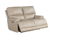 Parker House Whitman Power Cordless Loveseat in Verona Linen - Visions in Furniture (La Mirada, CA)