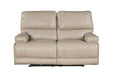 Parker House Whitman Power Cordless Loveseat in Verona Linen - Visions in Furniture (La Mirada, CA)