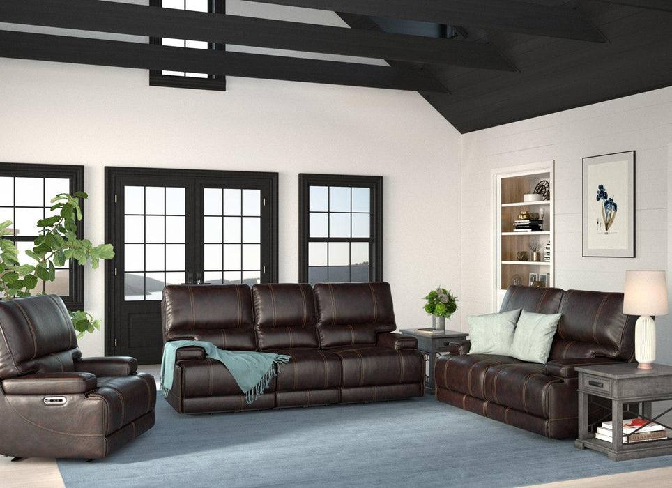 Parker House Whitman Power Cordless Sofa in Verona Coffee - Visions in Furniture (La Mirada, CA)