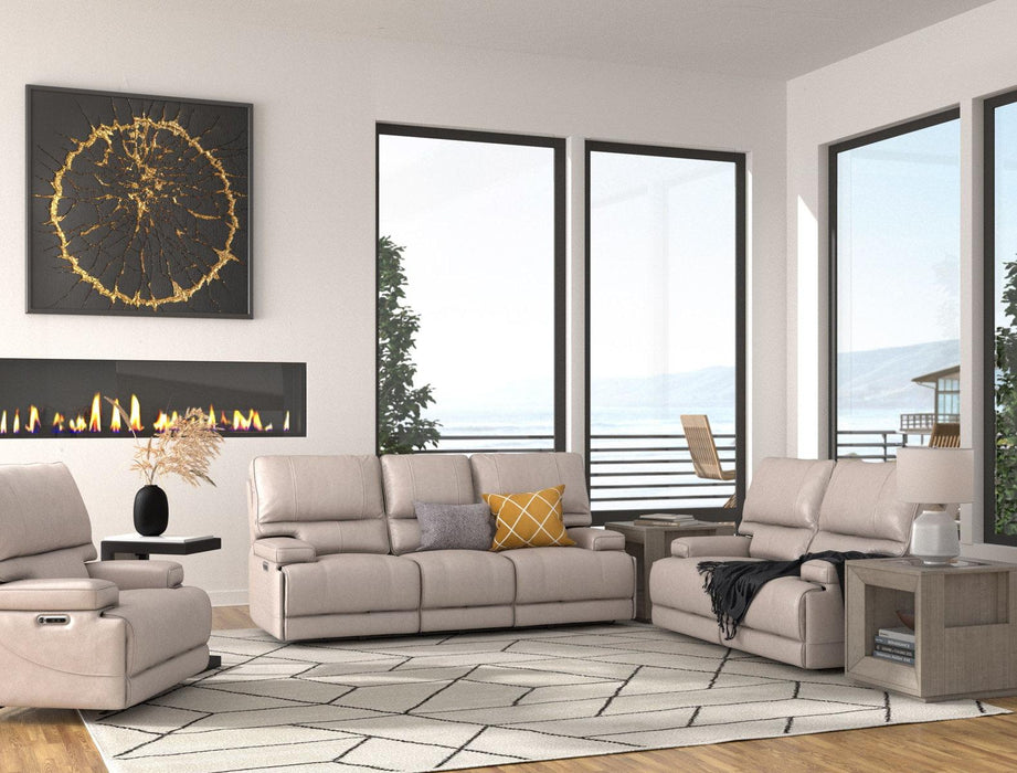 Parker House Whitman Power Cordless Loveseat in Verona Linen - Visions in Furniture (La Mirada, CA)