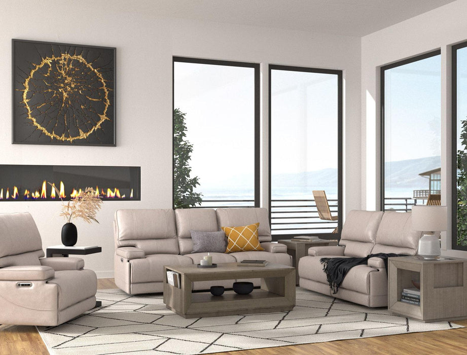 Parker House Whitman Power Cordless Loveseat in Verona Linen - Visions in Furniture (La Mirada, CA)