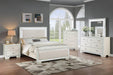 Hothan Queen Bed in Ivory - Visions in Furniture (La Mirada, CA)