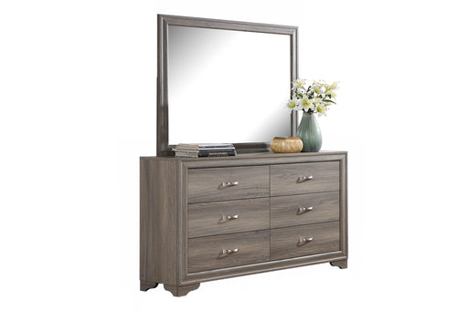 Chuint Dresser in Espresso Bonded Leather - Visions in Furniture (La Mirada, CA)